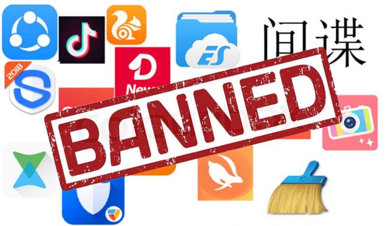 Chinese apps banned