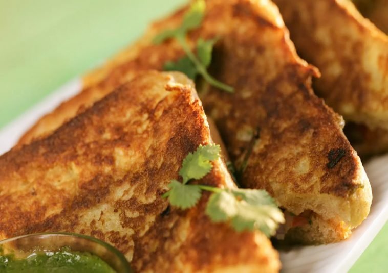 Masala French Toast with egg